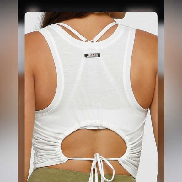 🆕 Lorna Jane Tie Up Jersey Tank - Picture 4 of 10